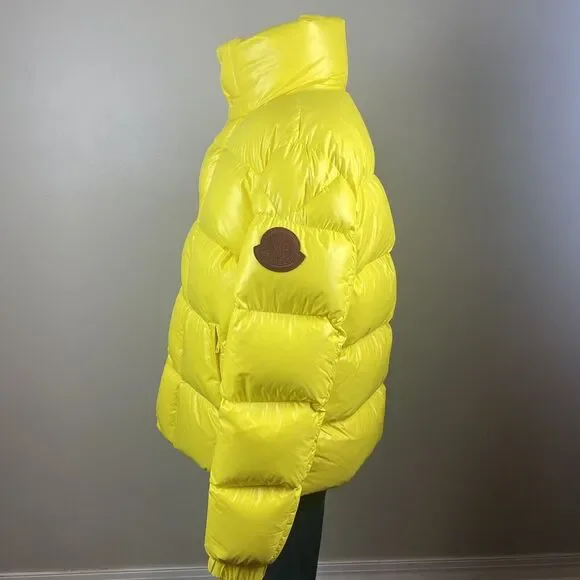 NWT MONCLER GENIUS X 2 MONCLER 1952 Dervox Jacket Yellow Men Size 4 (XL) - Picture 2 of 14